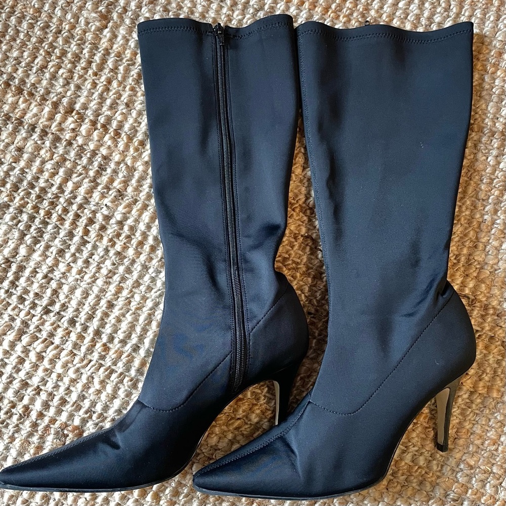 Isaac Mizrahi for Target Black Knee Boots sz10